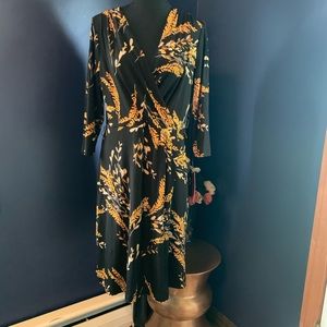 NWT 212 Collection faux wrap dress Medium